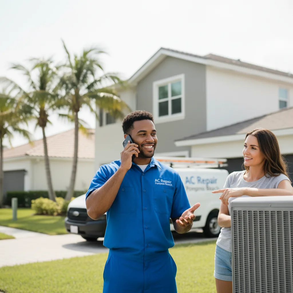 AC Repair Pompano Beach customer support in Joanna